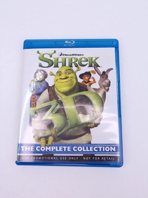 SHREK 3D BLU Ray The Complete Collection Set 4 discs EUR 25,00 ...