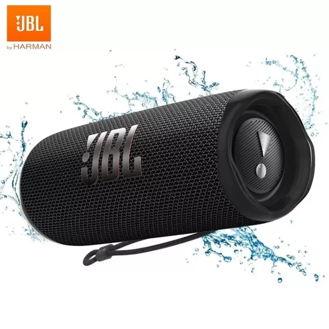 JBL Flip 6 Bluetooth Portable Speaker System - Black, Blue, Red