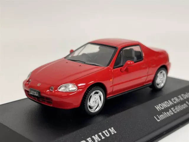 Honda Cr-X Del Sol 1992 Rot 1:43 Maßstab Triple 9 T9-10020D B13