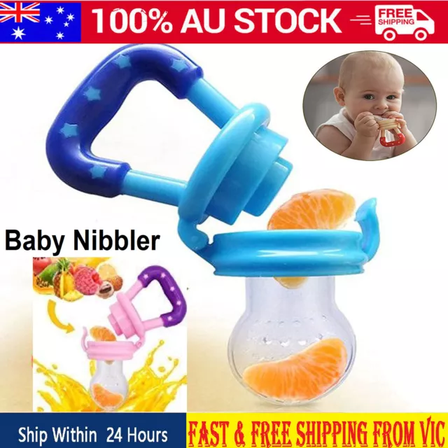 Feeding Nibbles Baby Dummy Weaning Nutrition Pacifier Fresh Fruit Food Feeder