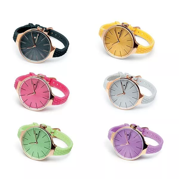 Orologio Donna HOOPS CHERIE L Rosè Silicone Colorato Regular NEW Lady