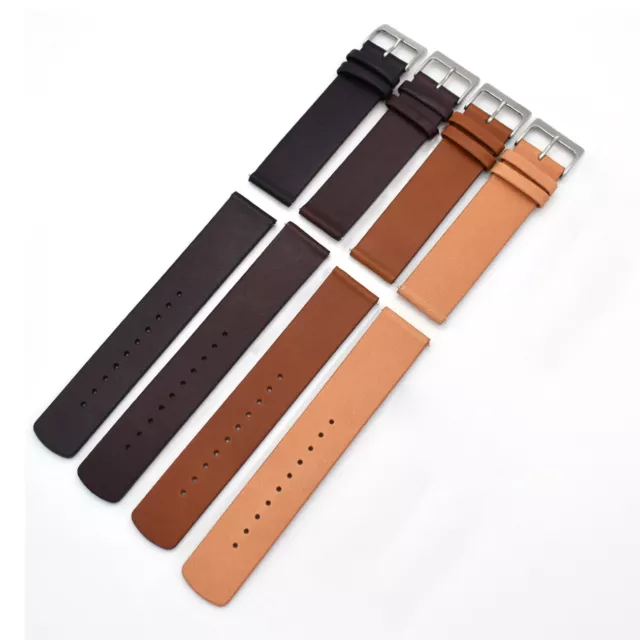 20mm Interchangeable Genuine Leather Watch Strap Replacement for Skagen