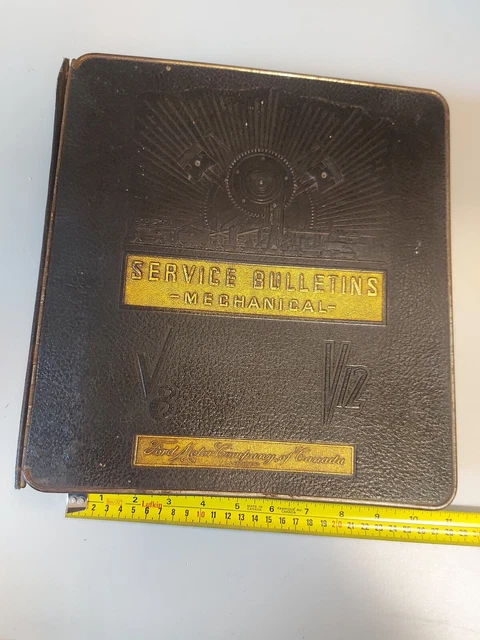 Vintage Ford Motor Company Service Bulletins Mechanical Repair Manual V8 V12 Vintage Ford Motor Company Service Bulletins Mechanical Repair Manual V8 V12
