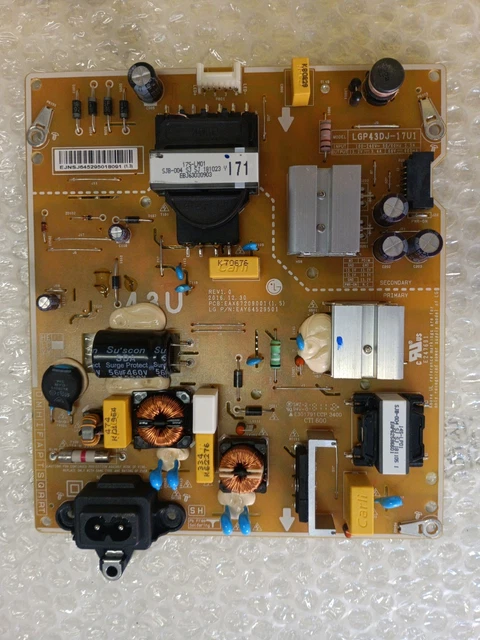 LG55UK6470PLC PANNELLO DI alimentazione scheda madre - EAX67865201 (1,6 LG55UK6470PLC PANNELLO DI alimentazione scheda madre - EAX67865201 (1,6