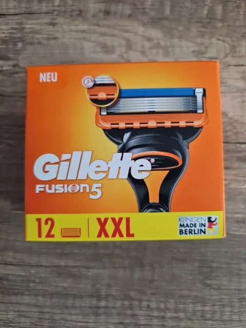 Gillette Fusion 5 Rasierklingen 12 Stück  Pack .ORGINAL
