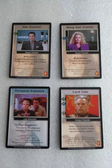 Babylon 5  Ccg Trading Cards 1997 - Pick 5 From My List