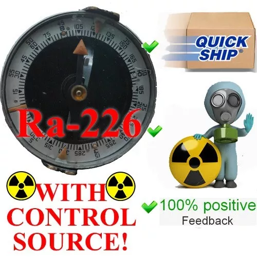 NoAD Compass Radium Ra-226 Radioisotope Ionizing Radiation Dosimeter Radiometer