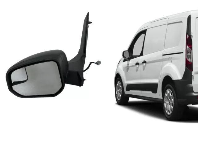 Fits 2014-2018 Ford Transit Connect Left Side View Single Mirror Heated Power LH