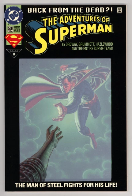 ADVENTURES Of SUPERMAN #500 NM+ BACK FROM The DEAD? - 1993