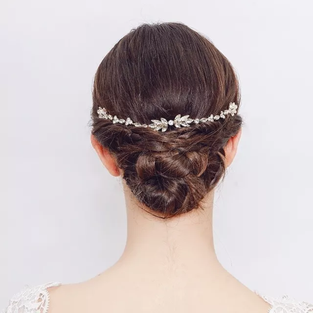 Bride Hair Comb Rhinestone Tiaras Crystal Headwear Party Jewelry Wedding