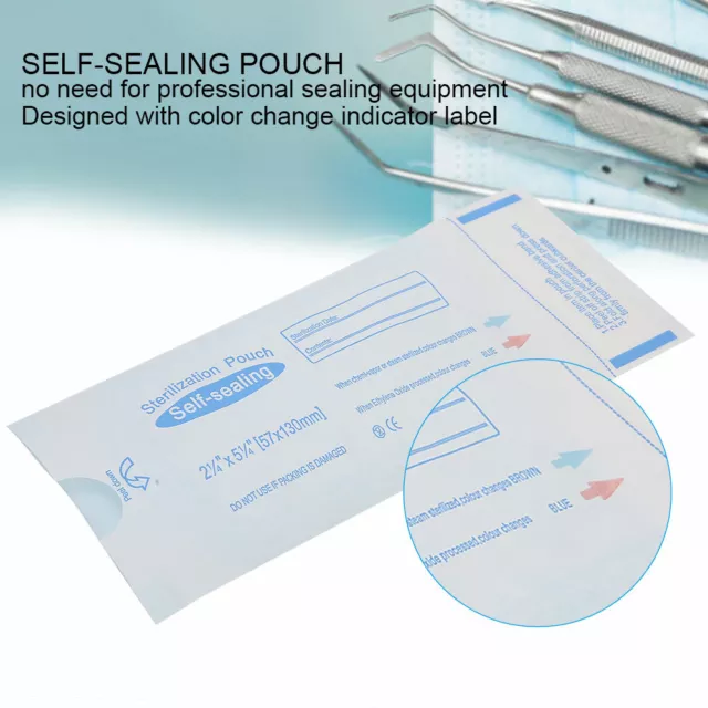 Self-sealing Sterilization Pouches 200Pcs/Box Self-sealing Pouch Dental