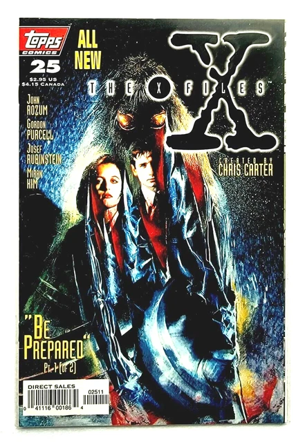 THE X-FILES  VOL.1. #25:  January 1997, Topps Comics.  NM.