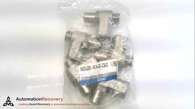 Smc Nas4200-N04-D-X308 - Pack Of 5, Flow Control Tee Valve, New #281780