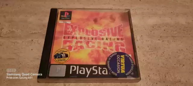 Jeu Playstation 1 PS1 "Explosive Racing" Complet En Bon Etat SONY PAL FR ps1