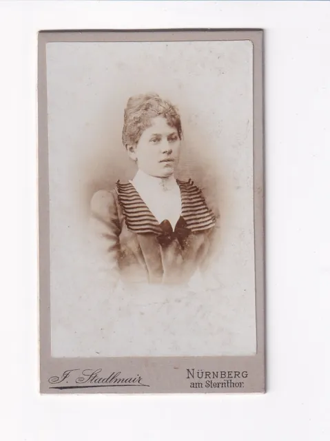 CDV Foto Damenportrait - Nürnberg um 1900