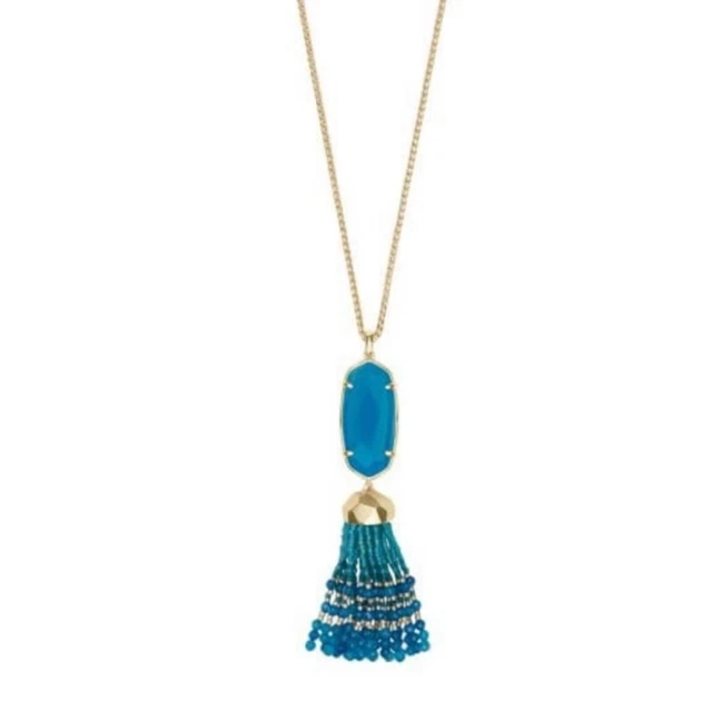 Kendra scott long necklace with tassel 2025