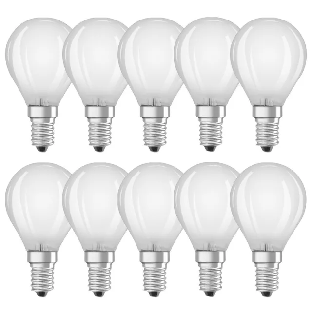 10 x Bellalux LED Filament Tropfen 4W ~40W E14 matt 470lm warmweiß 2700K UVP 49€