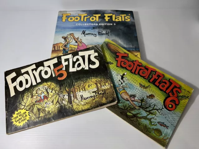 Footrot Flats Book Bundle 1980's Murray Ball Classic Books Weekender Bulk Lot 4