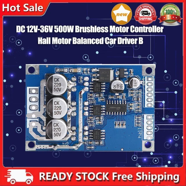 Controller brushless DC 12V-36V Hall motore bilanciato modulo scheda guida auto