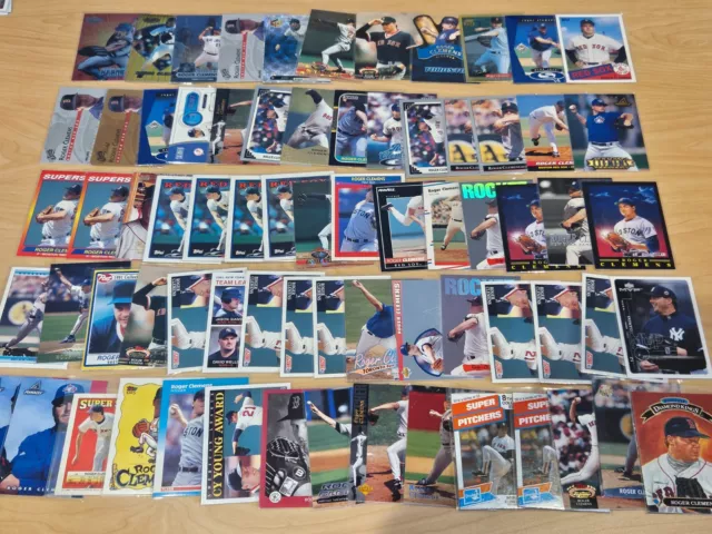 71 Card ROGER CLEMENS Topps Upper Deck Metal Die Cut Rookie Insert Gold Best LOT