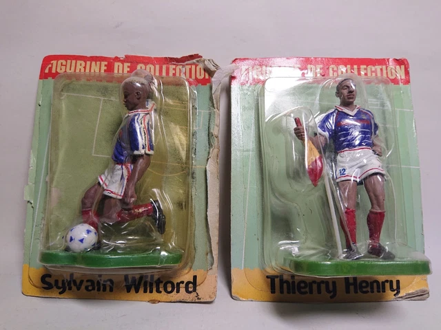 Figurine Starlux – Laurent Robert #48 – Équipe De France – Coupe Du Monde 1998 – Blister Neuf