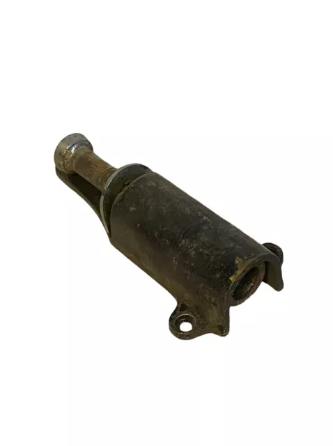 Vintage Antique Solid Brass Glynn Johnson Foot Operated Plunger Door Stop g 3