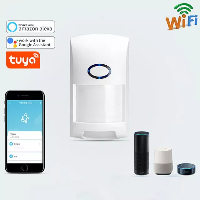 Tuya Wireless WiFi Smart Pet PIR Bewegungsmelder Sensor Securit Einbruchalarm