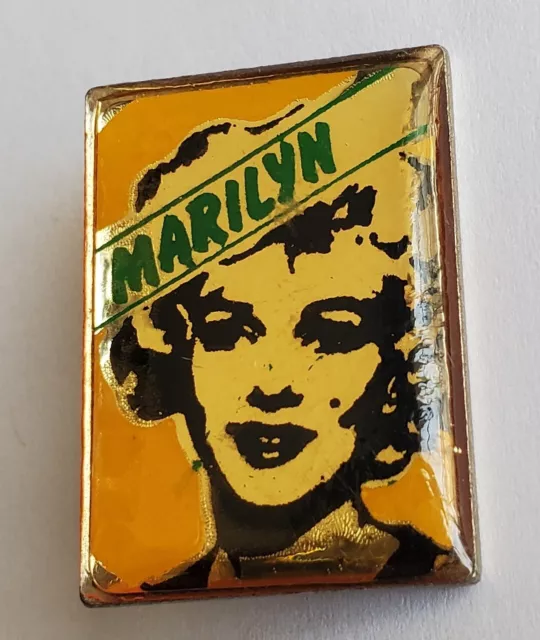 Vintage Marilyn Monroe Pin Button Pinback Made in England
