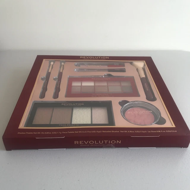 NUOVO kit trucco Makeup Revolution occhio, contorno e definizione sigillato in fabbrica GRATIS P&P