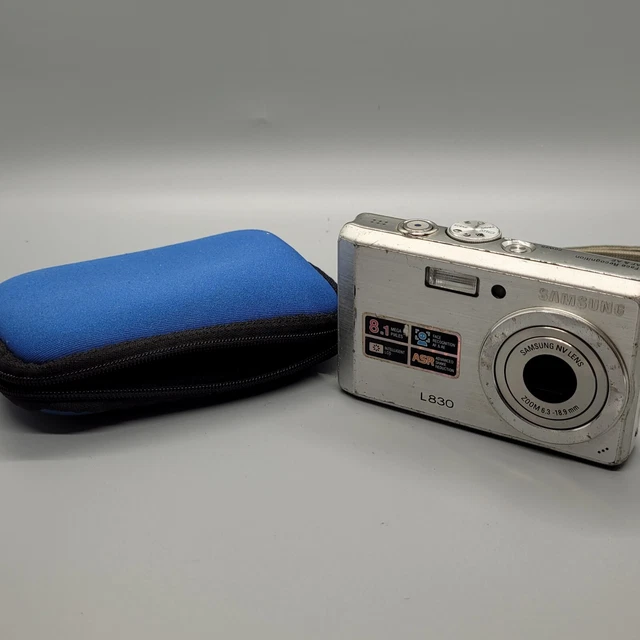 Samsung L830 8.1MP Compact Digital Camera Silver Tested