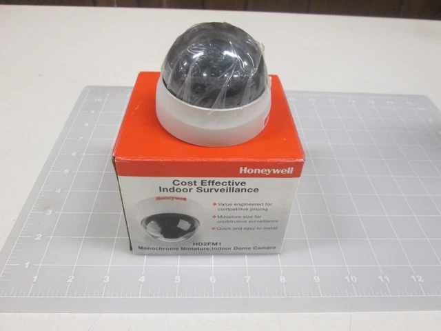 Honeywell HD2FM1 B/W Monochrome Miniature Indoor Dome Camera T66291