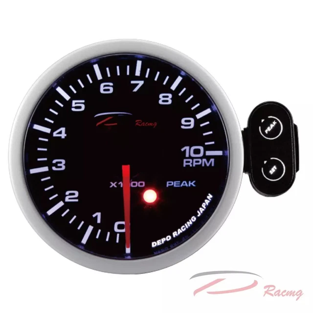 DEPO RACING 60MM Tachometer Gauge With Control Box Led 10,000rpm £79.16 ...