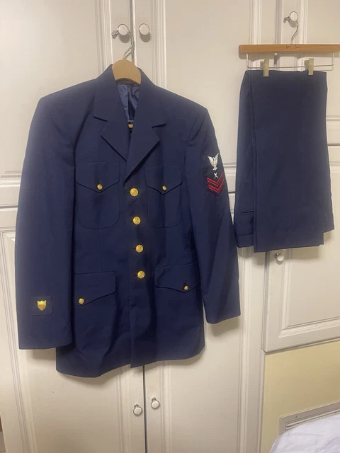 uscg winter dress blue Hat, Dress Blue, USN. CLOSEOUT sold as-is. All sales final. – WWII  Impressions, Inc main image 0