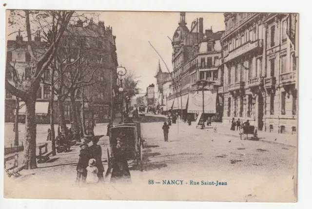 NANCY - Meurthe & Moselle - CPA 54 - la rue St Jean - place St Jean