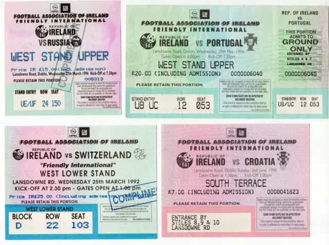 4 Republic of Ireland v Switzerland, Russia, Portugal Croatia Football Tickets