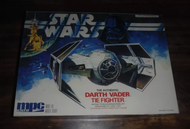 Star Wars Darth Vader's Tie-Fighter  1989 Model Kit By MPC ERTL  Commemorative