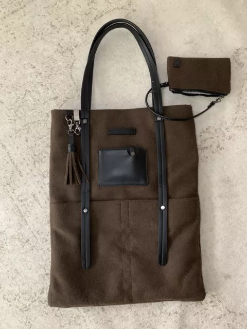 Sherpani Hadley Wool Everyday Tote Bag Loden