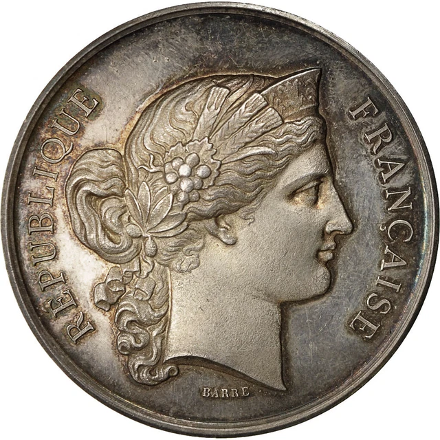 Médaille Ancienne En Cuivre - Ministère De L'Agriculture Et Du Commerce, Collection Française