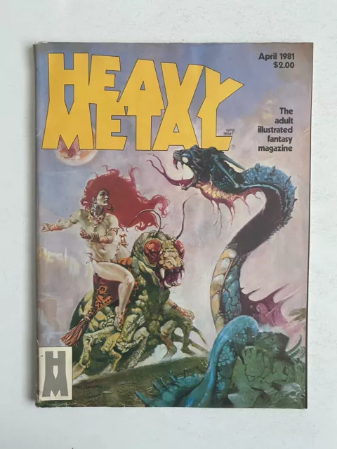 Heavy Metal Magazine V 5 #1 April 1981 Findley Corben Maroto - 1977 Series