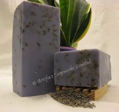 Handmade Soap Loaf - French Lavender Shea Olive Oil Vegan Olive Oil