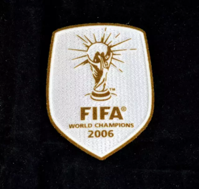 Official Italy Fifa 2006 World Cup Winner Football Shirt patch/Badge Lextra