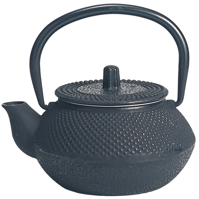 Théière en Fonte Japonaise 0,65L Nami Turquoise Anse Dorée fonte nami japon : Torréfaction Dessertine : torréfacteur Grenoble