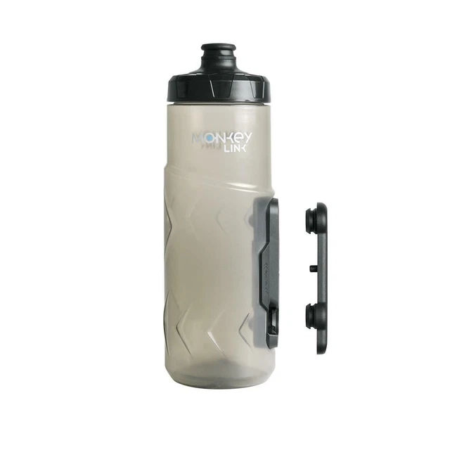 borraccia da 600ml trasparente portaborraccia attacco magnetico MonkeyLink bici