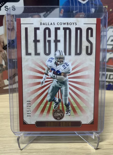 Emmitt Smith /299 2020 Panini Legacy Football #133 Dallas Cowboys
