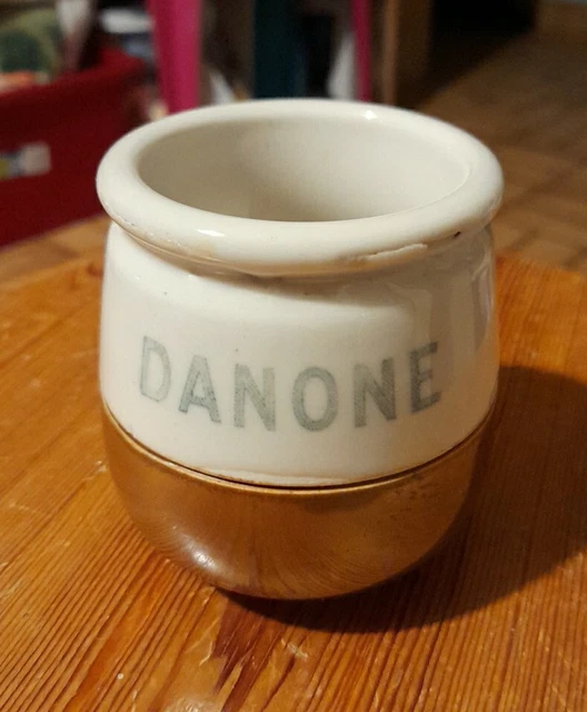 ANCIEN POT DE YAOURT "DANONE" . Vers 1900. Poids 320gr EUR 12,00 PicClick FR