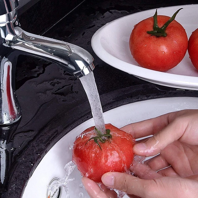Chrome Plated Dual Function Tap Aerator Faucet Nozzle Spout Filter Male Female