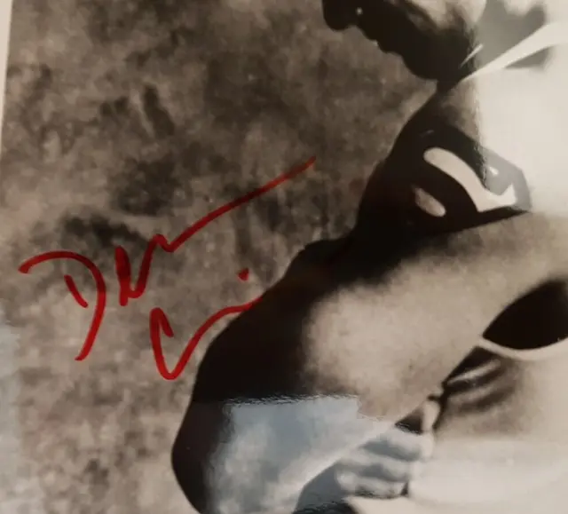 Dean Cain signed photo as Superman w/Teri Hatcher 10x8" Striking Image AFTAL COA 2