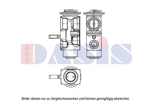 Expansionsventil Klimaanlage Aks Dasis 840249N Für Smart Fortwo Coupe 451