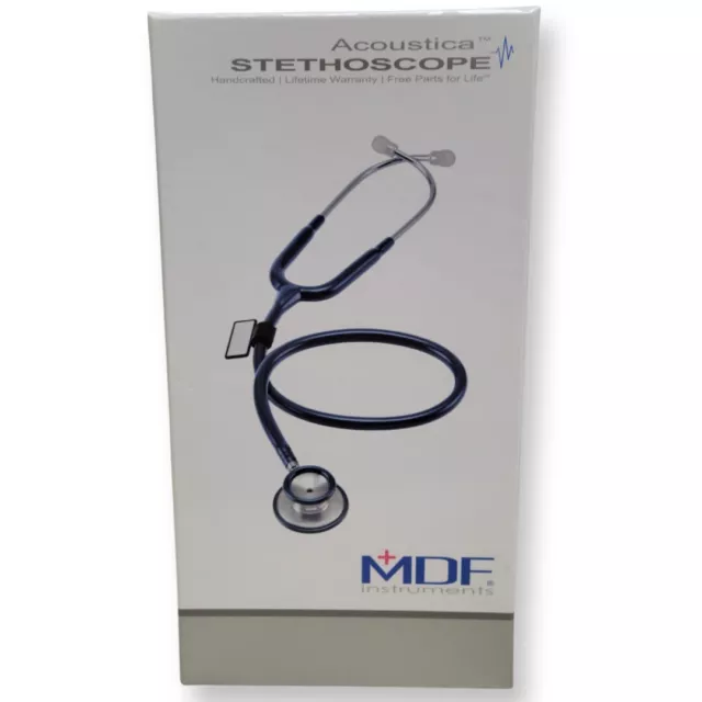 Acoustica Lightweight Stethoscope Mdf Instruments Student MDF 747XP Pre-owned