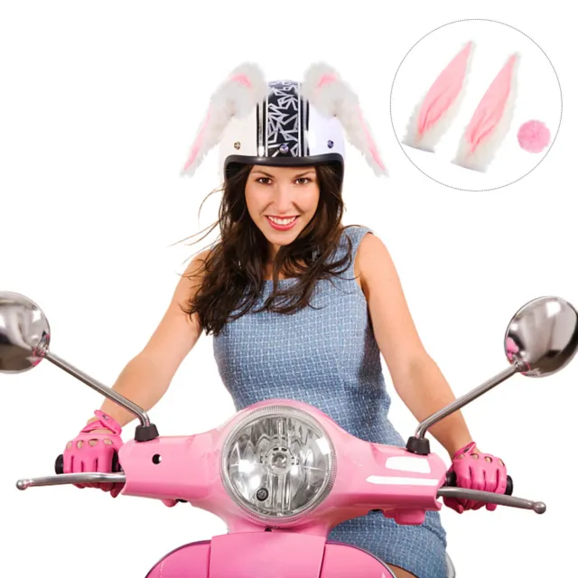 Casco decoración adornos de casco adorno de conejo adornos para moto